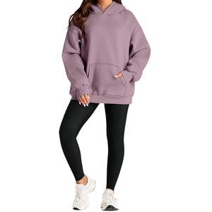 Sudadera con capucha de lana de algodón 100% de alta calidad para mujer, transpirable, cómoda, Heavygsm para la temporada de invierno - Product Image 5