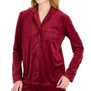 Top Selling Ladies <b>Velour</b> Tracksuit 100% Cotton Button <b>Hoodie</b> Jogger Set Fashionable Velvet Suit for Women Plus Size Solid - Product Image 5