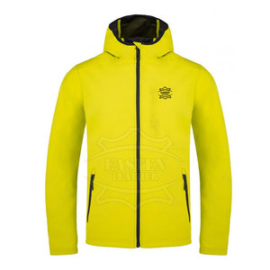 Low MOQ Hooded Front Logo <b>Winter</b> Windbreaker Jacket 100% Polyester Windproof & Breathable High Quality OEM Service Customized - Product Image 1