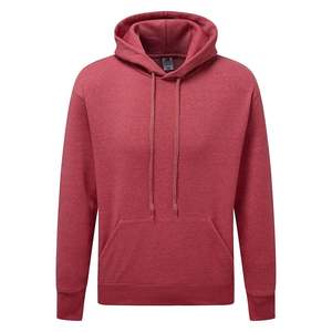 OEM al por mayor personalizado Sudadera con capucha de los hombres de secado rápido de manga larga pulóver 380 GSM poliéster polar casual en blanco con Logo espacio XL tamaño - Product Image 6
