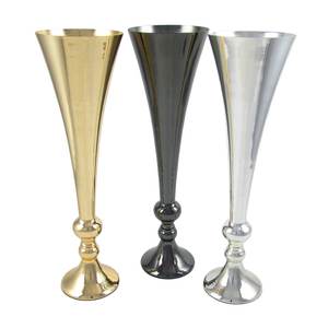 Wedding Table Centerpieces Gold <b>Vase</b> Hot <b>Sale</b> Metal Champion Chalice Urn Planter <b>for</b> Wedding Decoration Gold Plated <b>Vase</b> - Product Image 3