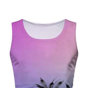 Débardeurs sans manches imprimés, grande taille, entièrement sublimés, vêtements pour hommes, débardeurs, matériaux personnalisés, style High Street - Product Image 3