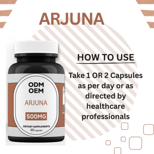 แคปซูลสารสกัดจากสมุนไพรอาร์จูน่าออร์แกนิกสำหรับผู้ใหญ่ - Product Image 2