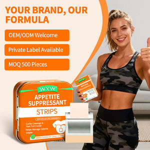 Natural Appetite Control Oral Strips Sugar-Free with Turmeric Curcumin and <b>Milk</b> Thistle <b>Extract</b> - Product Image 3