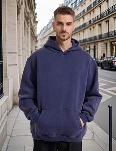 เสื้อฮู้ดผ้าขนแกะมีฮู้ดสำหรับผู้ชายผ้าคอตตอนผสมอบอุ่นใส่สบายใส่สบายใส่สบายใส่ในฤดูหนาว - Product Image 6