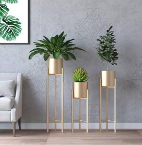 Venta caliente maceta de Metal de hierro hecha a mano para decoración de jardín tamaño personalizado maceta de Metal acabada Juego de 2 piezas - Product Image 2