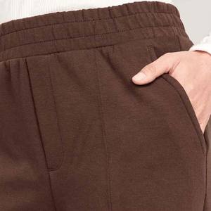 Style personnalisé Mode Femmes Pantalons Pantalons Automne Printemps Casual Loose Fit Jogger Pantalons Pantalons 100% Coton Couleur Unie - Product Image 5