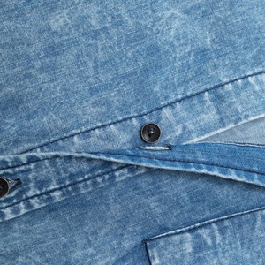 เสื้อยีนส์แขนยาวสำหรับผู้ชายกางเกงยีนส์ผ้าฝ้ายใส่สบายสำหรับฤดูใบไม้ร่วง - Product Image 5