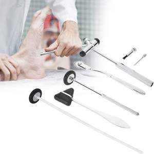 Kit de herramientas sensoriales manuales de alta calidad para examen neurológico, incluido el martillo reflejo, diapasón, Wartenberg Wheel Hospital - Product Image 5