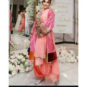 Afghan Kuchi Tribal Women Dresses 100% High Quality Fabric Women's <b>Wedding</b> Bridal Dress Lace Decoration Afghani Women's Clothing - Product Image 4