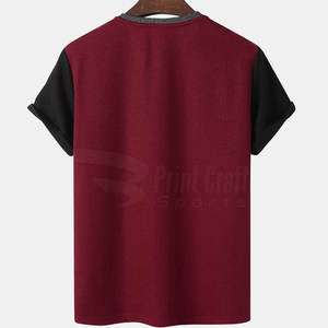 T-shirts à manches courtes de conception unique pour hommes T-shirts en vrac pour hommes en coton T-shirts pour hommes en gros - Product Image 2