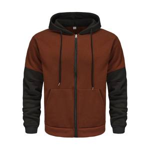 Custom Logo Embroidered Winter Unisex Zipper-Up Hoodie 2025 New Design Casual <b>Warm</b> <b>Fleece</b> Thick Sweatshirt - Product Image 2