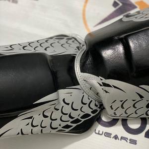 Último Diseño Protectores de Tibia y Empeine de Cuero Genuino para Kick Boxing, Personalizados, Venta al por Mayor, Profesionales - Product Image 4