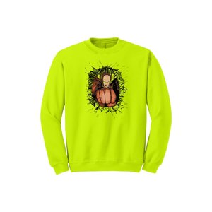 Sudadera informal de algodón 100% para colección de Anime de invierno, cuello redondo con estampado de pecho personalizable, 280gsm + Logo Front ODM Supply - Product Image 2