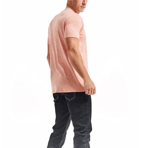 เสื้อยืดคอกลมผ้าฝ้าย 100% ขายดีอันดับต้นๆ สำหรับผู้ชาย เนื้อหนา ระบายอากาศได้ดี แห้งเร็ว พิมพ์ลายซิลค์สกรีน ปรับแต่งลายได้ตามต้องการ แขนสั้น - Product Image 6