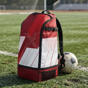 Sac à dos de football personnalisé pour équipe, sac de sport avec compartiment séparé pour chaussures, en nylon, capacité 50-70L, porte-ballon, multiples poches de rangement - Product Image 5