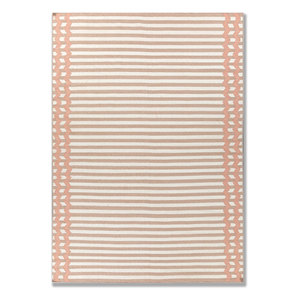 Alfombras Clásicas Alhambra Rojas y Naranjas de Tejido Plano, Alfombras Rectangulares de Yute a Rayas para Uso Doméstico-ADWL-13291 para Pasillo, Habitación, Dormitorio - Product Image 1
