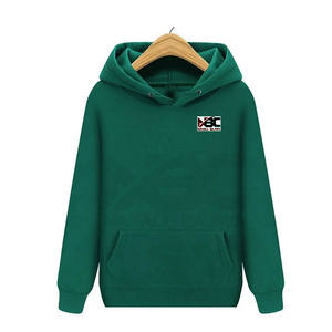 Venta al por mayor de alta calidad de lana de talla grande con capucha logotipo personalizado Puff impresión en blanco ropa de invierno para gimnasio Fitness patrón sólido - Product Image 2