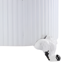 ที่วางช้อนส้อมสีขาวโลหะตกแต่งที่กําหนดเองจํานวนมากในราคาไม่แพง - Product Image 3
