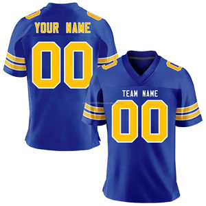 Camiseta de fútbol americano sublimada 2025, ropa de entrenamiento de equipo transpirable personalizada, camiseta de Rugby - Product Image 3