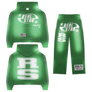 Pantalon de survêtement double Balt Sweats à capuche à fermeture éclair avec pantalon large Survêtement de haute qualité Personnalisez tout selon vos besoins - Product Image 3