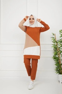 Traje de pista islámico para mujeres musulmanas, de 2 piezas traje deportivo, muy vendido, la mejor calidad - Product Image 2