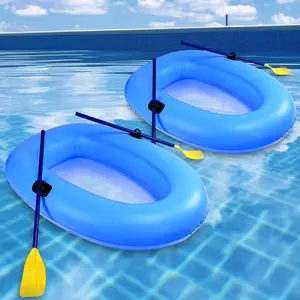有趣安全的儿童充气船 -- 轻便耐用的儿童充气船只，非常适合游泳池