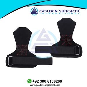 Cowhide Gym Gloves with Anti-Skid Leather Grips <b>Weight</b> Lifting Guard Palm Protectors Gymnastics Horizontal <b>Bar</b> Safety Equipment - Product Image 3