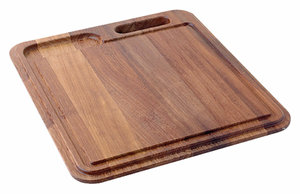 Ustensiles de cuisine en bois d'acacia planche à découper rectangulaire dernière conception naturelle planche de boucher pour couper à la main - Product Image 2