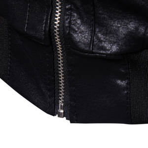 Chaqueta de Cuero con Capucha de Diseño Personalizado, Nuevo Estilo, Chaqueta de Cuero con Capucha Suave y Cómoda para Uso Diario - Product Image 5