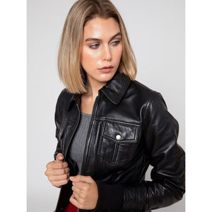 Annalise-Chaqueta Reversible de Piel de Oveja con Flecos y Perlas para Mujer - Product Image 6