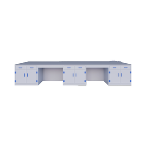 Araştırma tesisleri kimya laboratuvar ekipmanları için modüler bileşenleri ile özelleştirilebilir PP <span class=keywords><strong>Lab</strong></span> çalışma masası - Product Image 1