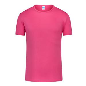 El precio de fábrica suministra directamente la camiseta más barata de tiras reflectantes de secado rápido con cuello redondo 100% poliéster 200g camiseta unisex para hombres - Product Image 4