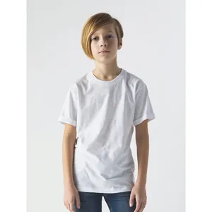T-Shirt Personalizzabile in Tessuto Slub per Bambini per Merchandising Promozionale - Product Image 1
