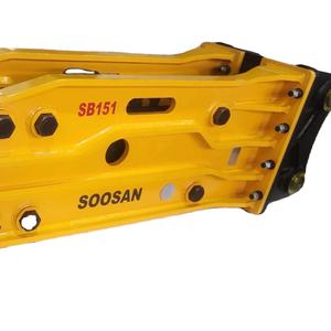 Martillo hidráulico SOOSAN SB151 tipo superior abierto adecuado para excavadoras pesadas con peso portador 40-55 toneladas para trabajos de demolición - Product Image 1