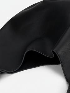 Sac à main hobo vintage en cuir noir classique pour femme, sac à main minimaliste, sac à main esthétique doux, tendance chic, mode américaine - Product Image 2