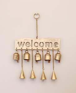 Charme rustique fer carillon éolien mobile Art déco conçu vieilli finition Vintage appel doux sons musicaux classique décor extérieur - Product Image 6