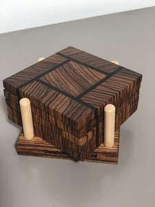 Sous-verre à thé en bois naturel Eco Materials avec supports Tapis et tampons Vaisselle de table Ustensiles de cuisine Sous-verres à thé de table au meilleur prix - Product Image 3