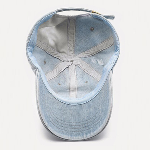 Gorra de Béisbol Unisex 100% Algodón, Estilo Vintage, Lavada, Transpirable e Impermeable, Ajustable, para Primavera/Verano - Product Image 4