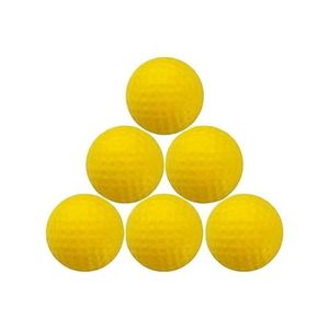 Pelotas de Golf de Práctica para Torneos con Color y Logotipo Personalizados en Amarillo, Diseño Ligero y Ecológico, y Larga Distancia - Product Image 2