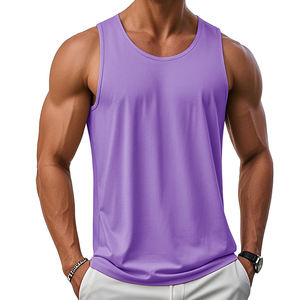 เสื้อกล้ามทรงหลวมสำหรับผู้ชาย พิมพ์โลโก้และขนาดได้ตามต้องการ ระบายอากาศได้ดี เหมาะสำหรับใส่ทั่วไป - Product Image 1