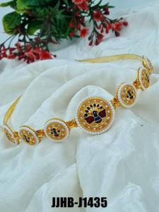 Premium Rajputi bandeau de cheveux bijoux de mode pour les femmes mariée mariage fête Festival concepteur à la main ethnique gros exportateur - Product Image 5