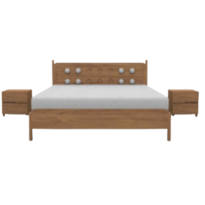 Furniture Bedroom <b>Sets</b> Size 180X200, Main Material Is High Quality Old Teak Wood - Product Image 2