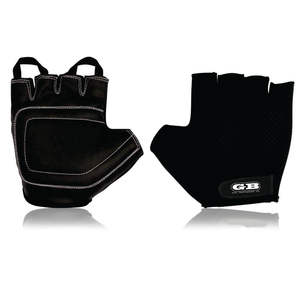 ถุงมือยกน้ำหนักหนังแท้สีพื้นคุณภาพสูงปี 2024 แบบครึ่งนิ้ว สายรัดข้อมือปรับได้ สำหรับออกกำลังกาย ปั่นจักรยาน รับน้ำหนักมาก - Product Image 3