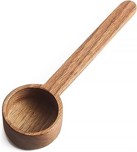 Acacia Wood Kitchen Measuring Spoon <b>Set</b> 2 Pcs Scoop Spice Measure Tools for Tea Coffee Sugar <b>pot</b> - Product Image 3