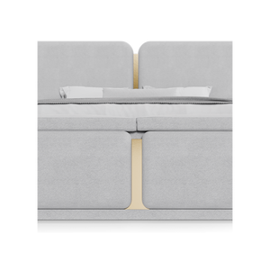 ISADORA II Queen <b>Bed</b> Modern Minimalist Folding Metal <b>Frame</b> Home Furniture with Storage <b>Foldable</b> Loft Bedroom Furniture - Product Image 6