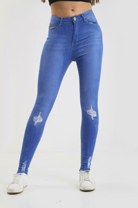 Pantalones vaqueros informales ajustados y rectos de cintura alta para mujer, pantalones vaqueros lavados ligeros Vintage, pantalones vaqueros con cinturón, pantalones vaqueros para mujer - Product Image 5