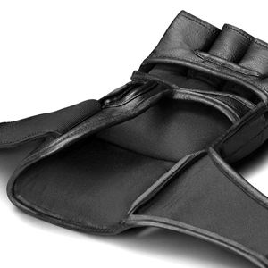 Gants de MMA en cuir demi-doigts antidérapants avec protection UV, faible MOQ (10 paires), conception personnalisée pour l'entraînement des adultes - Product Image 5