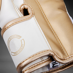 Gants de boxe d'entraînement pour sac de frappe, avec logo et couleur personnalisés, support de poignet auto-agrippant, pour sparring - Product Image 4
