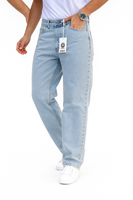 Jeans de Hombre Slim Fit Rectos, Ecológicos, Vintage, Casuales, Elásticos, de Cintura Media, Desgastados, de Mezclilla Gruesa con Parches de Colores